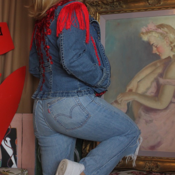 Embroidered Jean Jacket - Picture 5 of 8